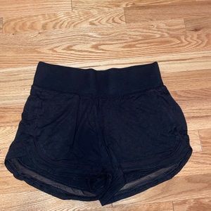 Athleta black soft shorts, size small